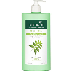 Biotique Fresh Neem Anti Dandruff Shampoo and Conditioner